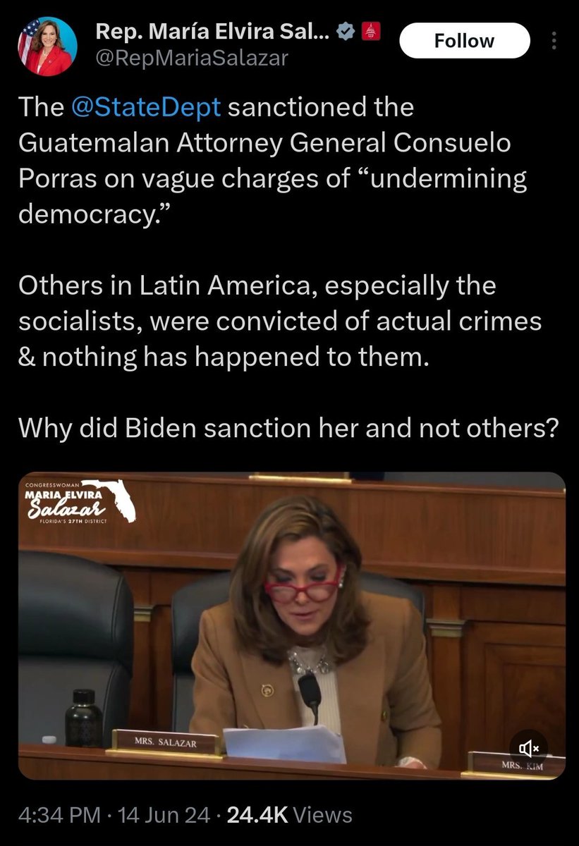 Factor4_GT's tweet photo. 1/9 #AHORA | Te explicamos por qué el tuit de Maria Elvira Salazar (congresista republicana) no tiene ningún tipo de #peso político y es #insignificante al no dar nombres de los candidatos a magistraturas de la @CC_Guatemala, deja todo abierto a la interpretación. Pero también significa que el #lobby llevado a cabo por fuerzas oscuras, no fue efectivo para que Salazar apoyara abiertamente a los #candidatos y candidatas del #PactoDeCorruptos