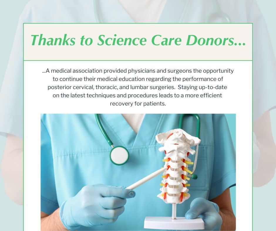 Some of the most meaningful advances in medicine happened quietly inside classrooms, training labs, and research facilities. They happened because individuals made the decision to donate their bodies to science. Here’s a glimpse into what body donors helped accomplish in 2025.