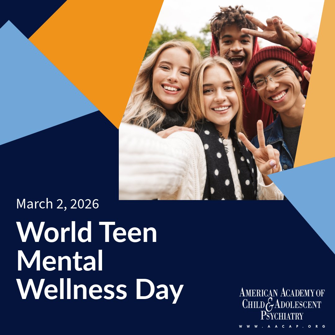American Academy of Child & Adolescent Psychiatry tweet media