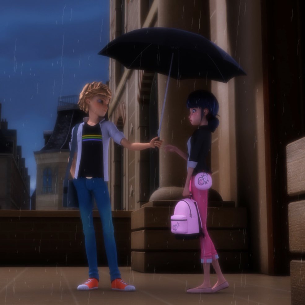 Adrien Agreste gave his umbrella to Marinette Dupain Cheng 10 years ago.