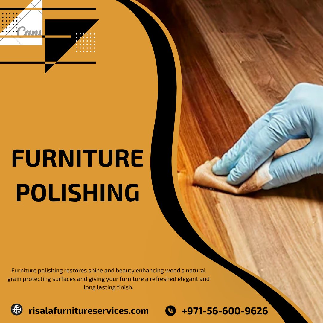 RisalFurnitullc's tweet photo. Furniture polishing restores shine, enhances color, removes dullness, protects surfaces, and gives furniture a fresh elegant finish.
📧 info@risalafurnitureservices.com
🌐 Explore more at https://t.co/oVVLfaxr3N
📱 WhatsApp https://t.co/02Zd22vp14
Visit: https://t.co/kVMsJGC9wV https://t.co/8bBQgIu4tp