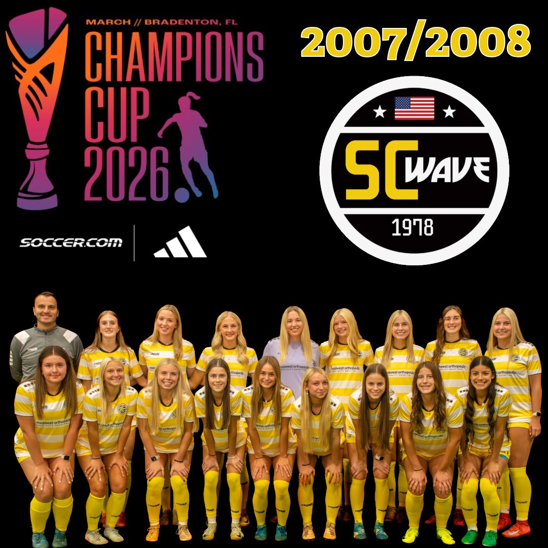 SC Wave 07/08 Girls Academy tweet media