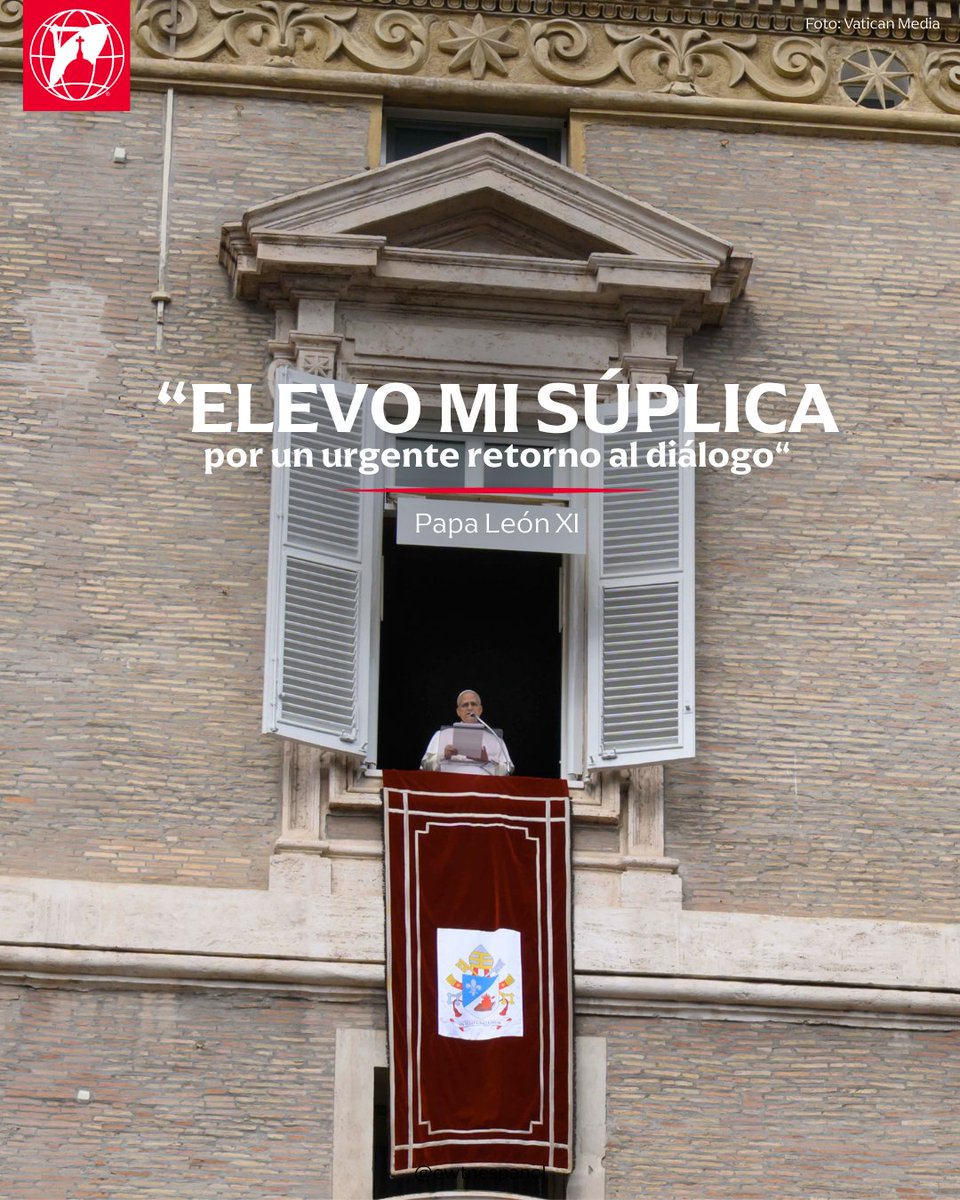 "Continuemos rezando por la paz. Elevo mi súplica por un urgente retorno al diálogo. Recemos juntos para que prevalezca la concordia en todos los conflictos del mundo. Solo la paz, don de Dios, puede sanar las heridas entre los pueblos".
Papa León XIV - Ángelus del 1 de marzo de