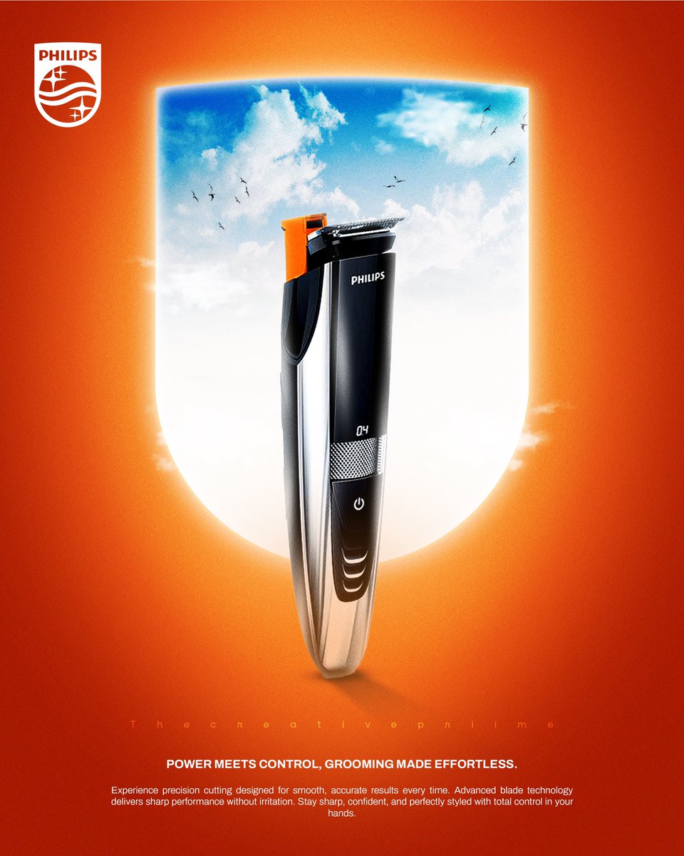 creativepriime's tweet photo. Recreated this concept featuring the @Philips trimmer after coming across the original inspiration. Had to add my own creative direction to it.
Power meets control. Grooming made effortless.

Send you products picture let’s create!

Not just creative… Priime creative. 🔱 https://t.co/H9aZr3j9YI