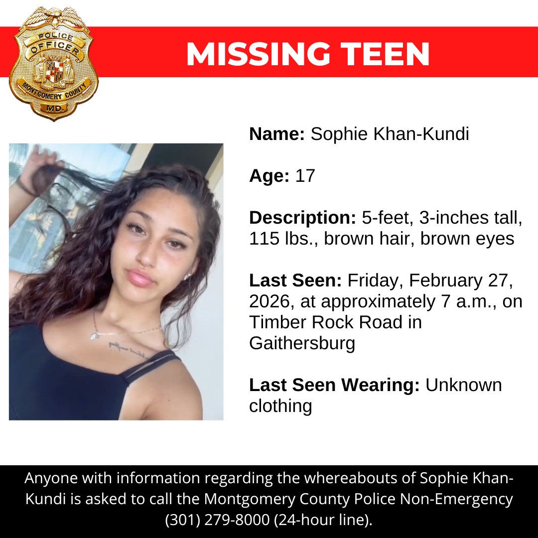 Montgomery County Department of Police tweet media
