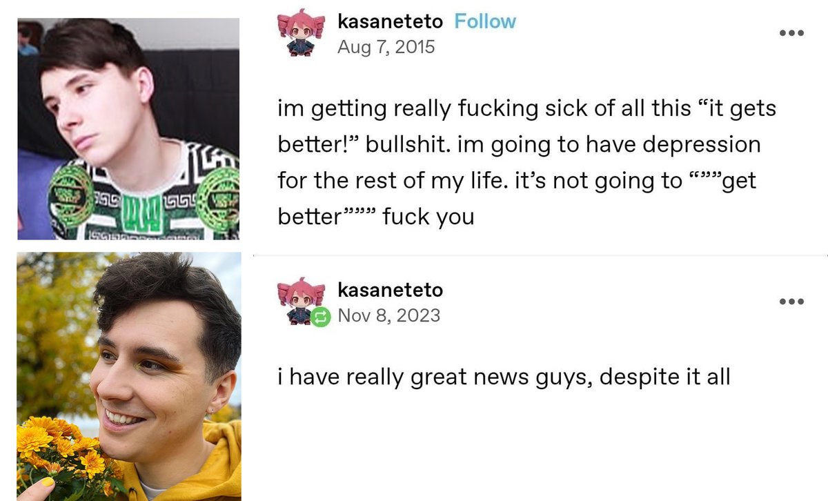 Dan & Phil as Random Posts tweet media