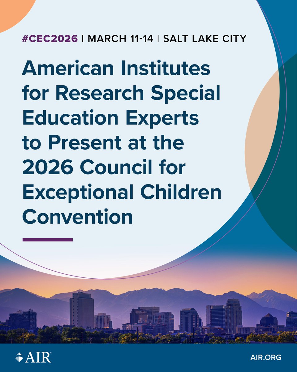 American Institutes for Research tweet media