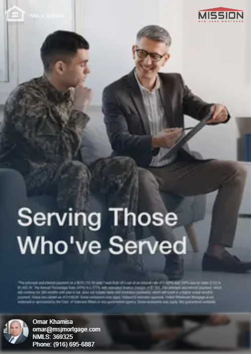 KhamisaOmar's tweet photo. Serving those who served. Ask about VA loans with zero down.
.
#VALoan #VAMortgage #VAApproved #TrustedAdvisor #MilitaryHomebuyers #NoDownPayment #BuyAHome #HomeOwnership #VeteranBenefits #LoanOfficer #Mortgage #MortgageLife #LoanOfficer #Refinance #HomeFinancing #MortgageRates https://t.co/A8qZ4dYRp5