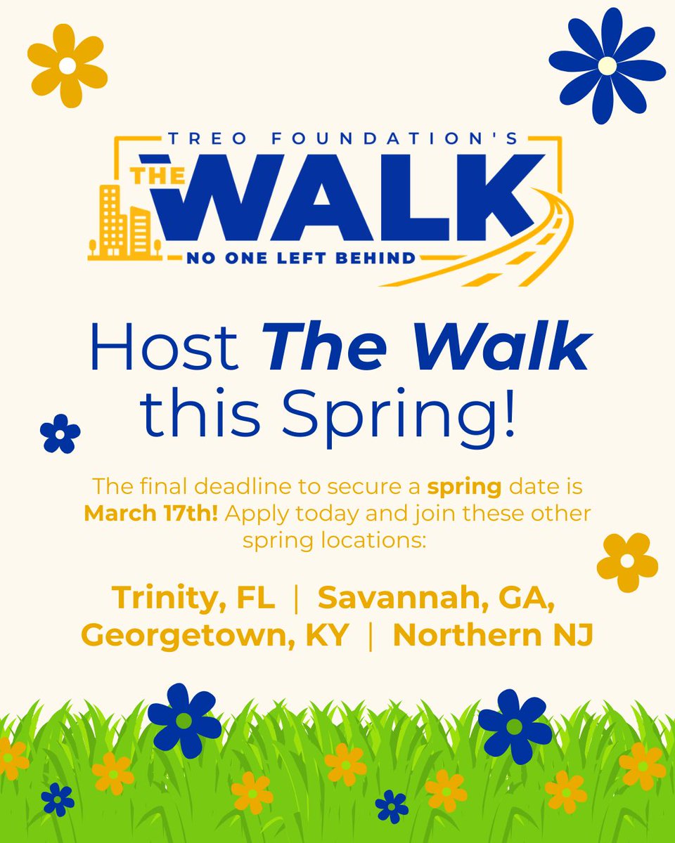 TREO Foundation's The Walk tweet media