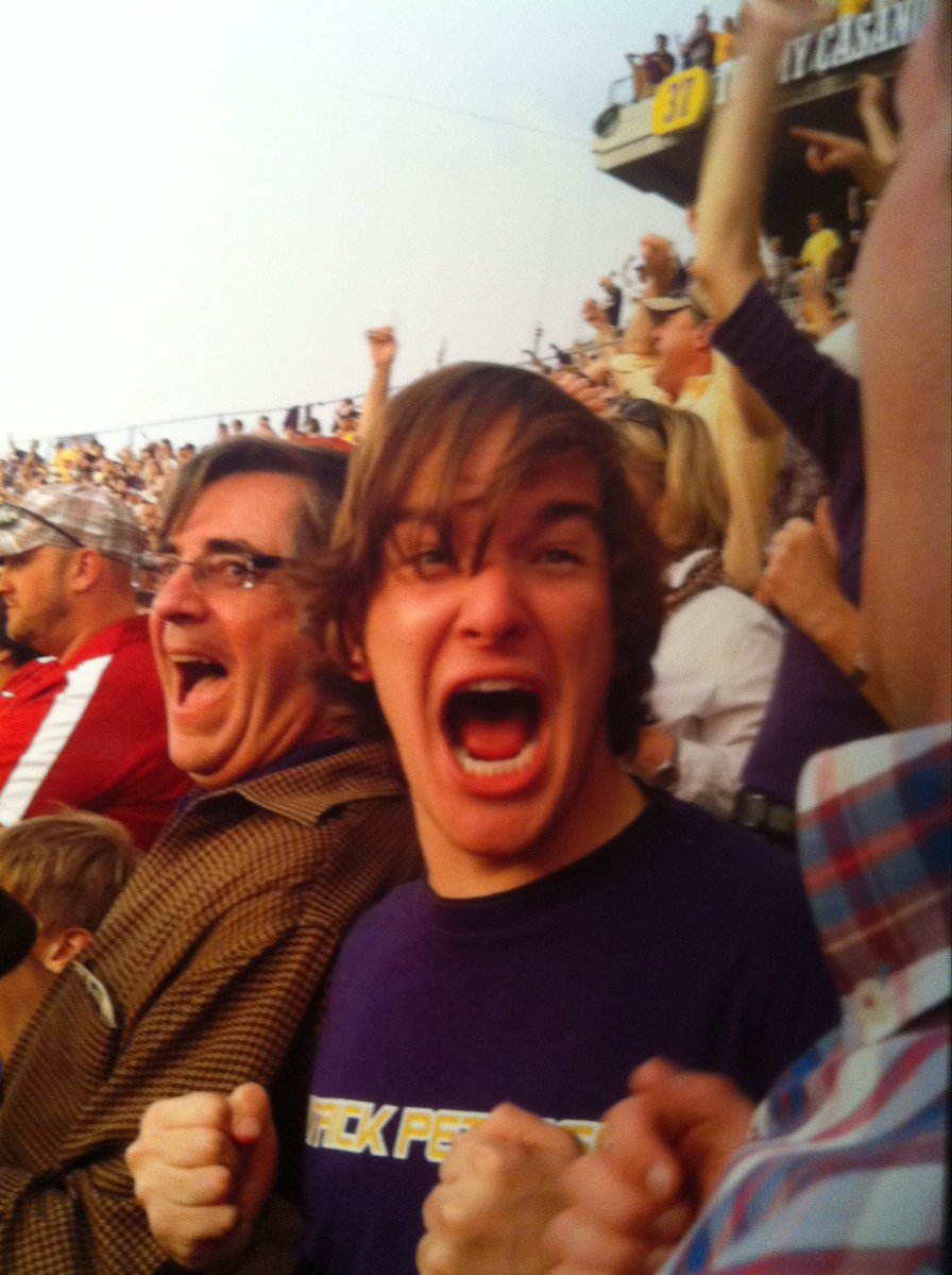 LCourt357's tweet image. Immediate reaction to this when I was a young buck. Still sneaking whiskey, still feel the same way when #LSU brings one to the crib. #7Era @Mathieu_Era