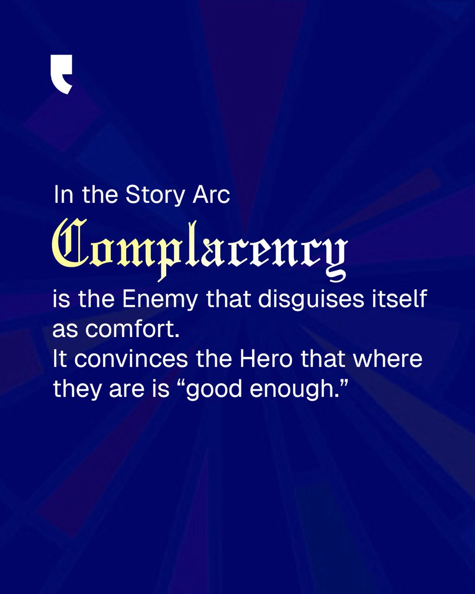 Pokeltd's tweet photo. Complacency can feel like stability… or slow decline.

For a brand, it is an opportunity to reintroduce the tension, perspective, and motion to move forward... https://t.co/PABKNRVIrG