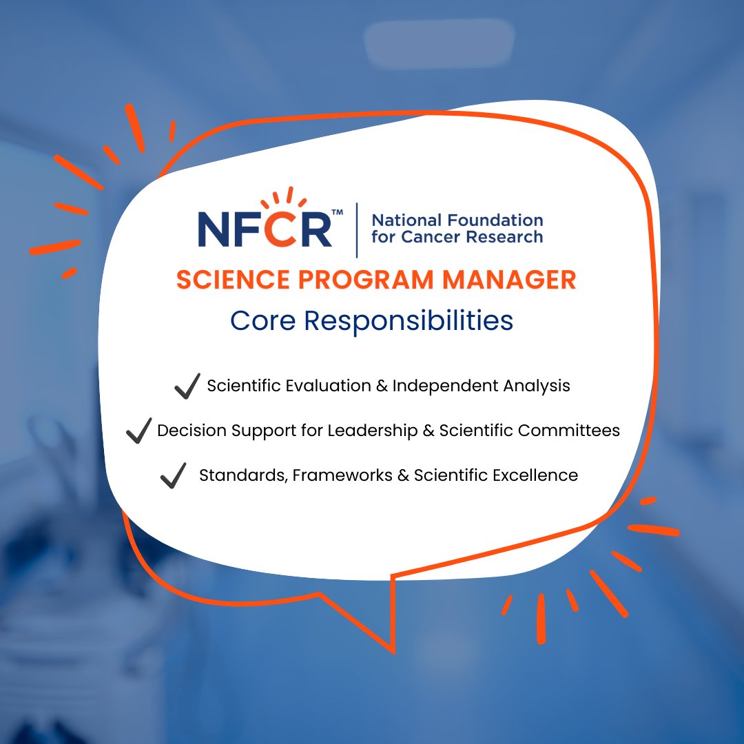 National Foundation for Cancer Research tweet media