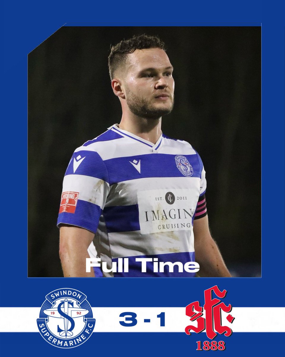 SupermarineFC's tweet photo. FULL TIME

Sensational from the boys.

Changa and Abubakar (2) with the goals and that’s a massive three points.

#swindonsupermarine

@swsportsnews https://t.co/z0nj6aEt1m