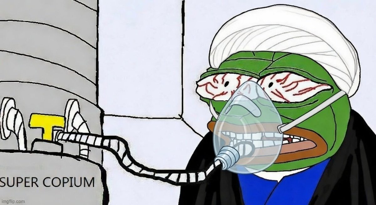 Para que vean que la mariguana si es una droga de entrada, este pendejo ya le está pegando duro al copium.