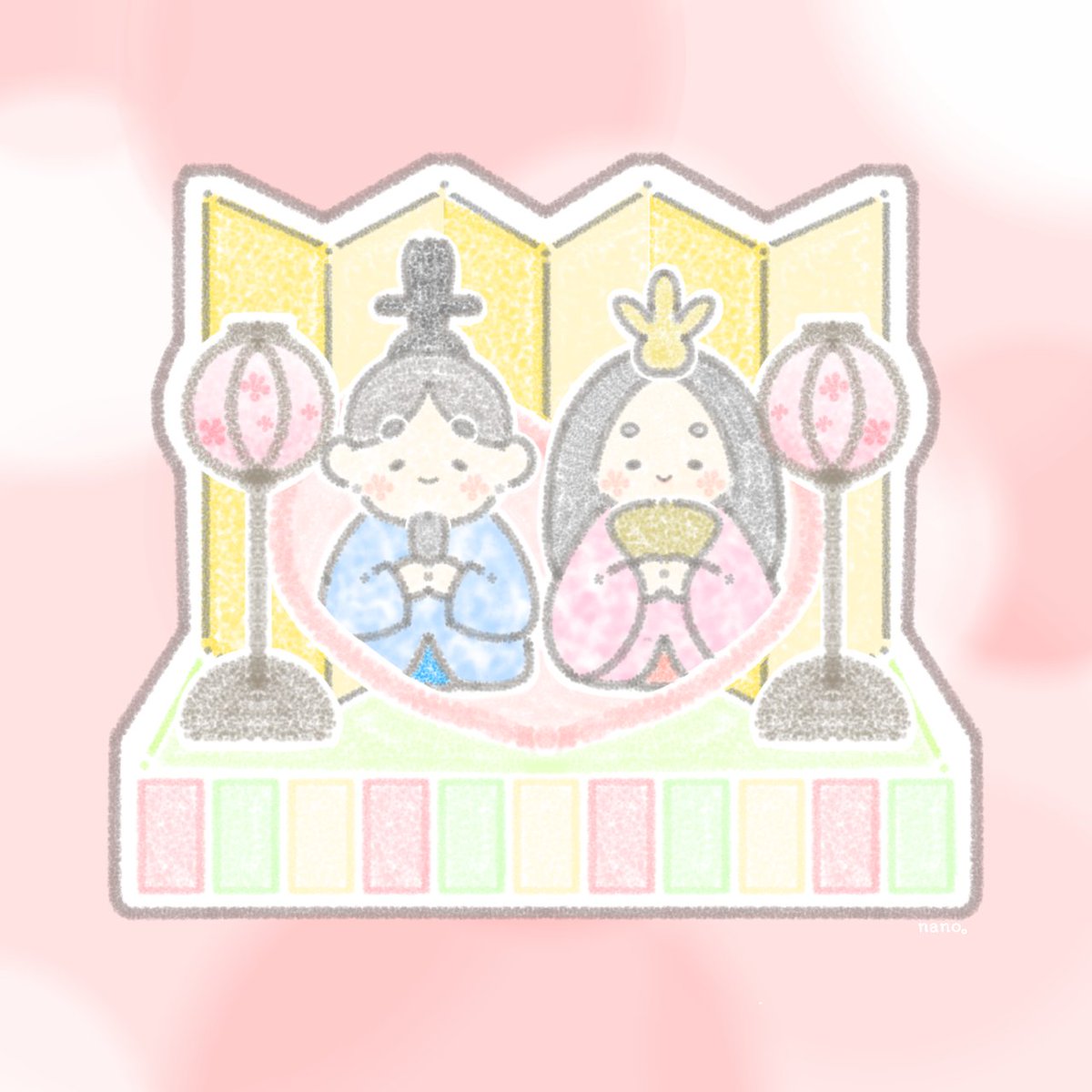Chan_Q_25's tweet photo. #ひな祭り
#イラスト https://t.co/hrf7KH9mXD