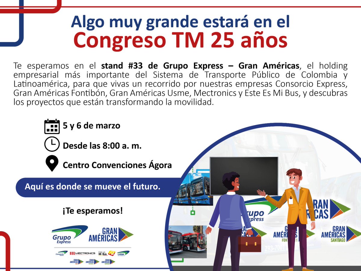 Acompáñanos en este espacio donde conocerás más de nuestras organizaciones y los proyectos que transforman la movilidad de la ciudad 🚍.

#Bogotá #movilidad #transporte #comunidad #empresarial #Sostenibilidad
