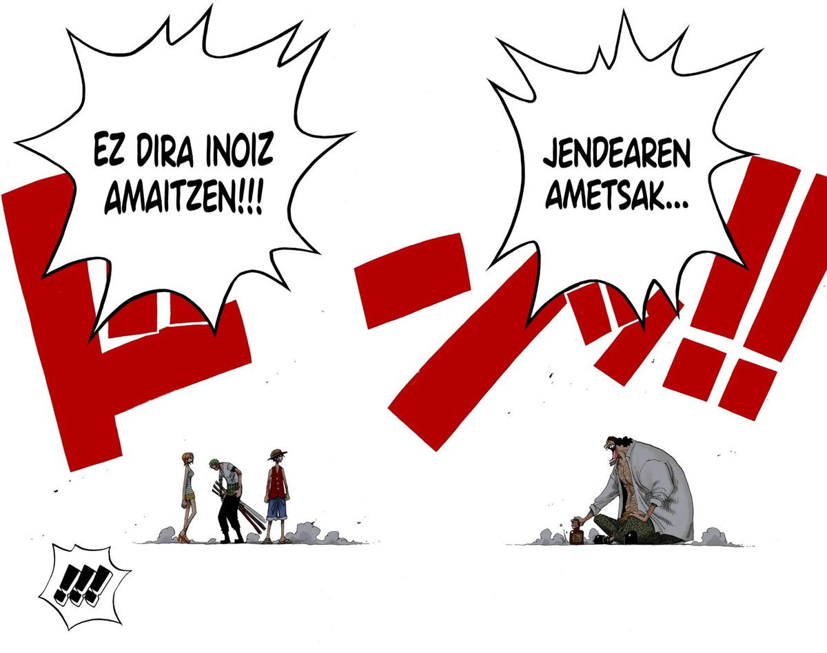 One Piece Euskaraz tweet media