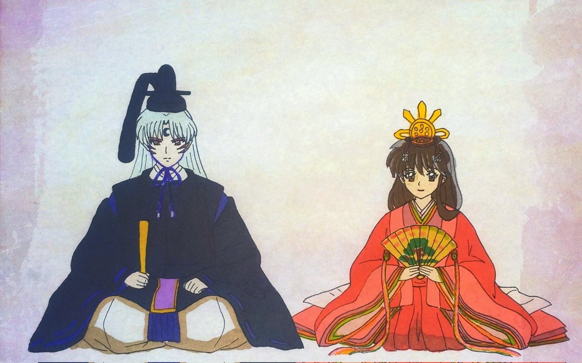 「ひな祭り」

#SessRin
＃半妖の夜叉姫