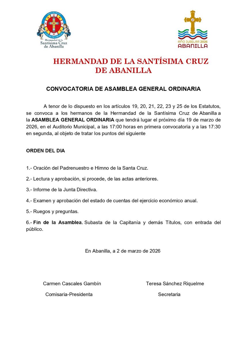 Hermandad de la Santísima Cruz tweet media