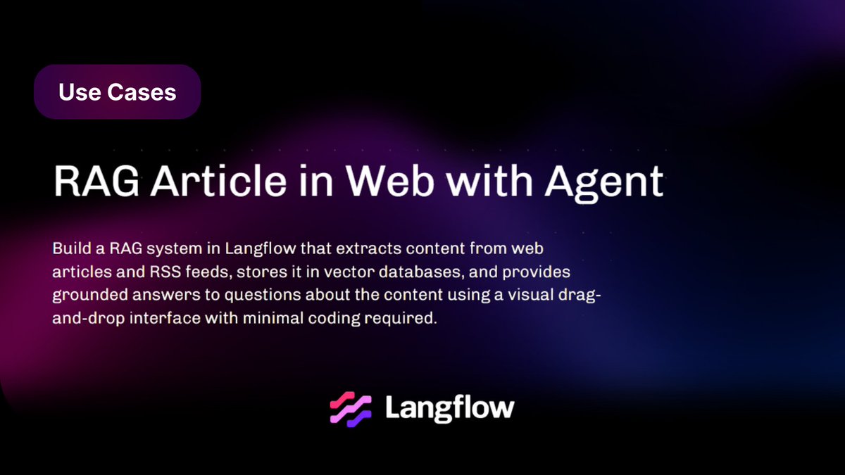 Langflow tweet media