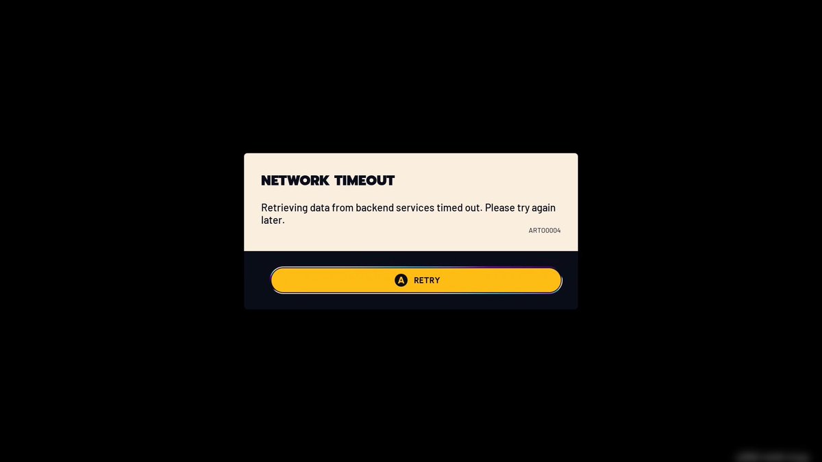 LostRaven2420's tweet photo. Servers are down. #Arcraiders #Serversdown https://t.co/zFb1ymEbba