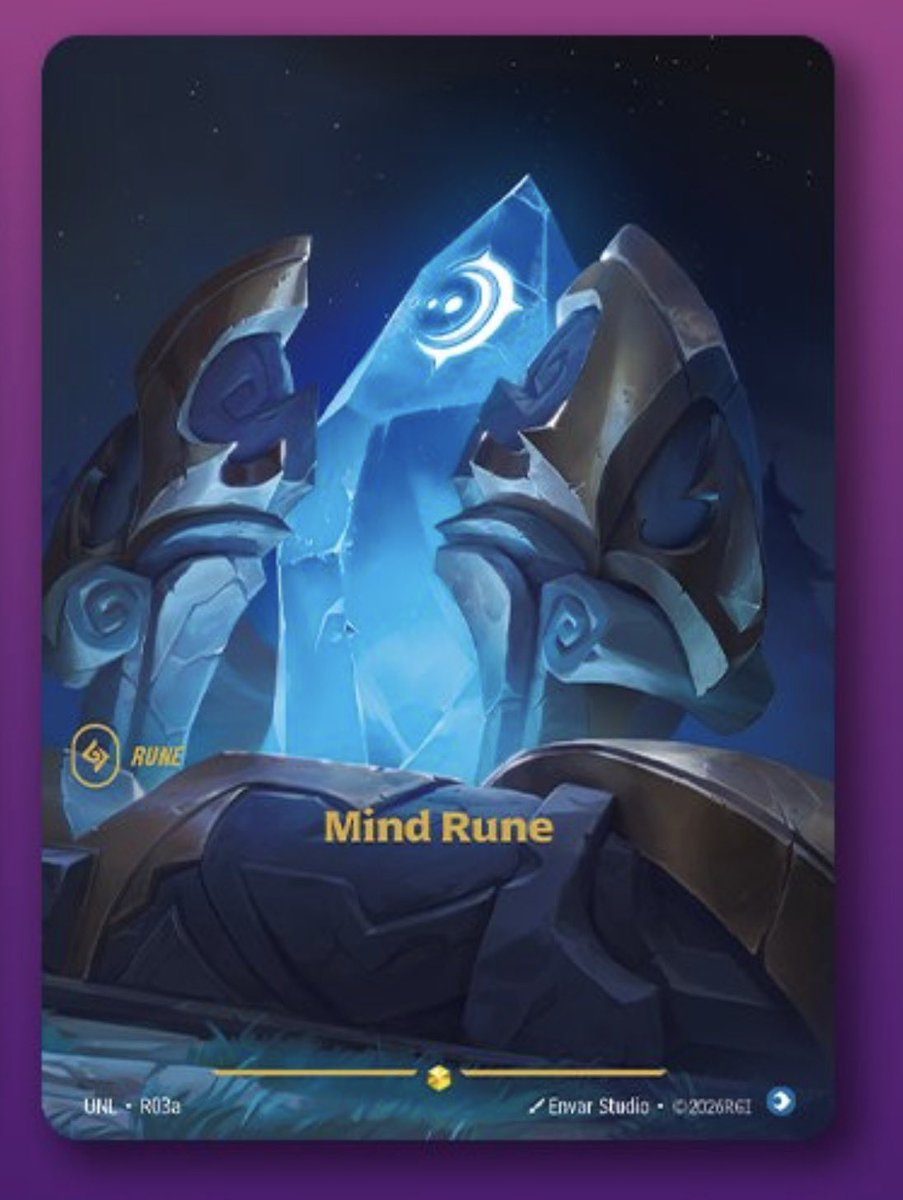 The Mind and Chaos runes look gorgeous 😍😍😍