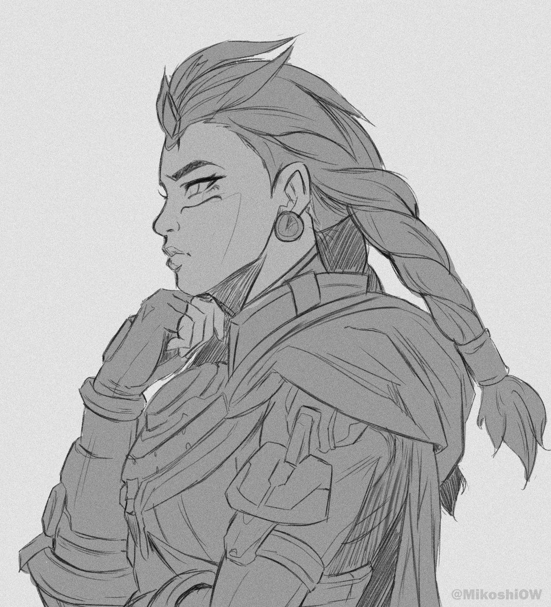 MikoshiOW's tweet photo. Illari 
#Overwatch #OverwatchFanart https://t.co/ulrHoGd5kl