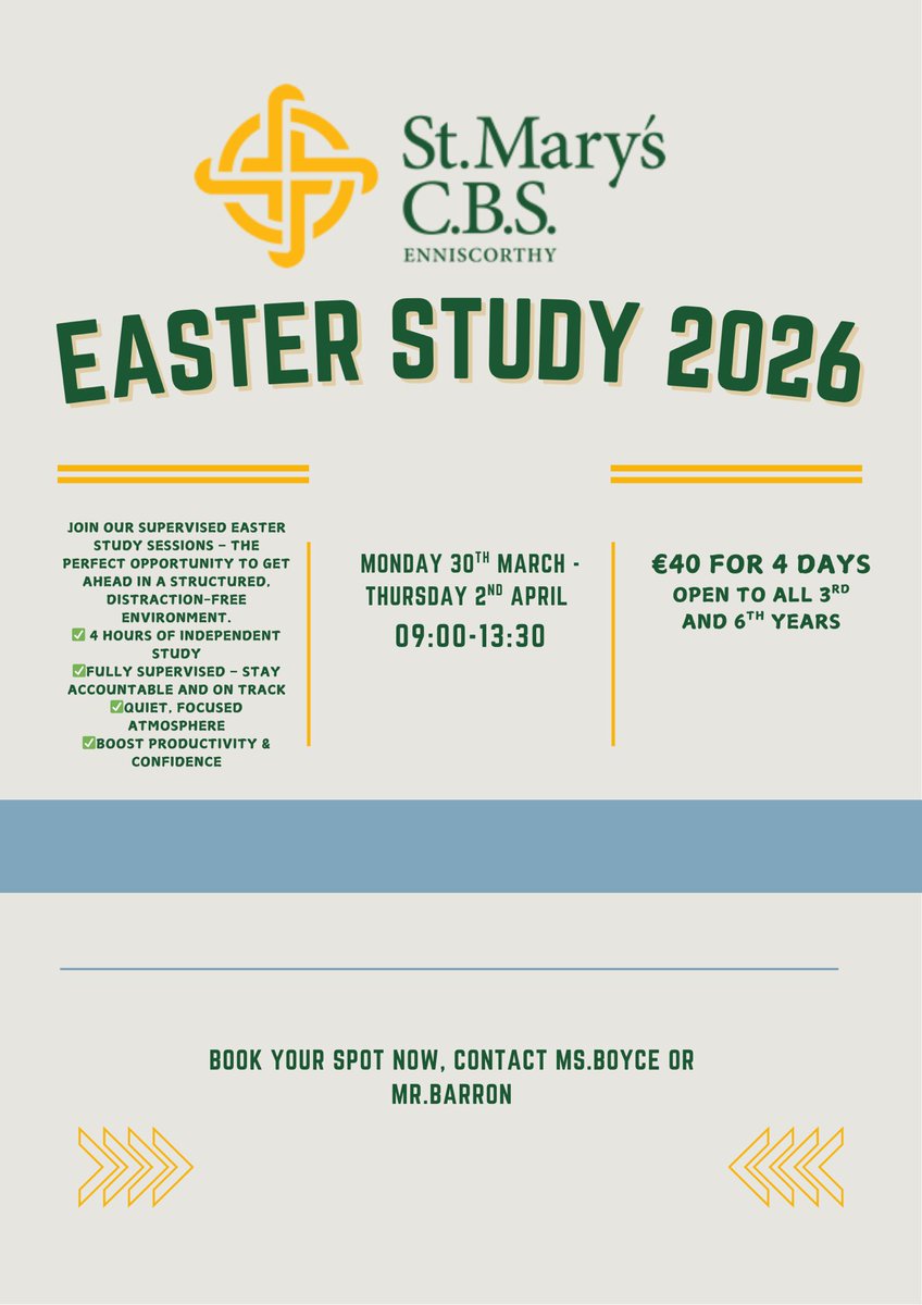 St Mary's CBS Enniscorthy, An Edmund Rice School tweet media