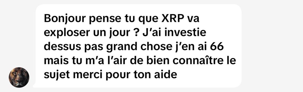 Le message du siècle…😂