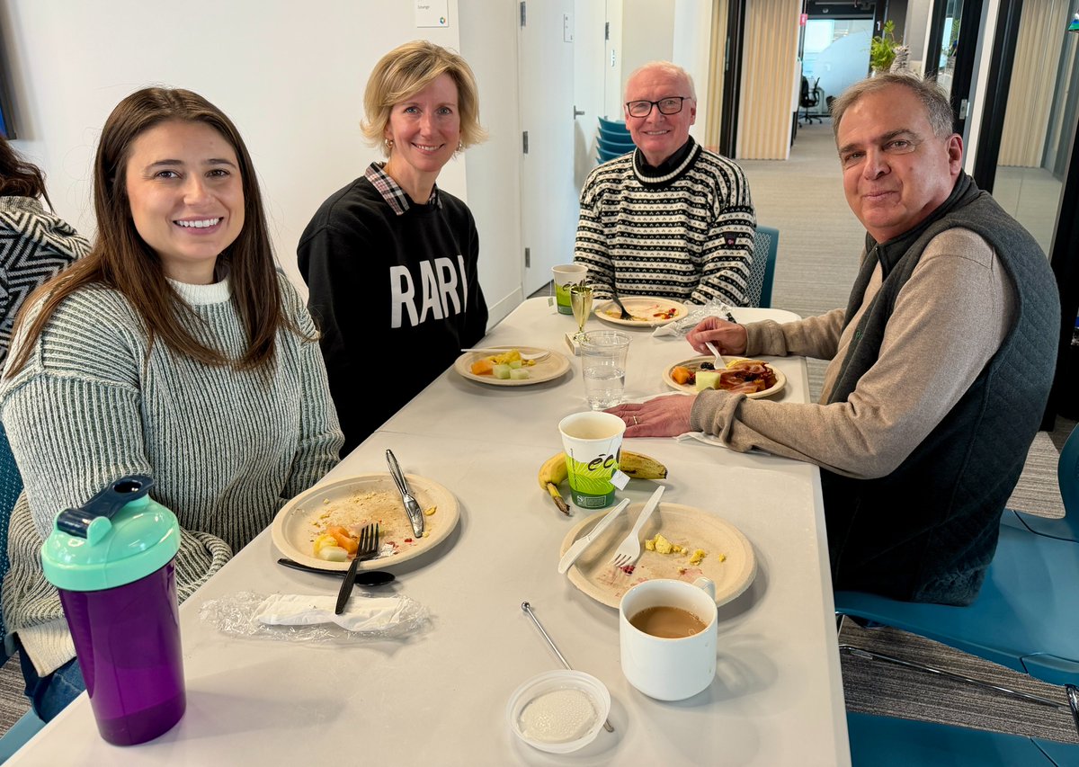 EnsomaBio's tweet photo. For #RareDiseaseDay this weekend, we gathered for a breakfast w/ @immunedeficienC Board Trustee Mark. Rare diseases affect 300M+ people worldwide. Behind every diagnosis is someone navigating uncertainty &amp; hope. We’re proud to advance science for communities needing new options. https://t.co/2JraMaAw9W
