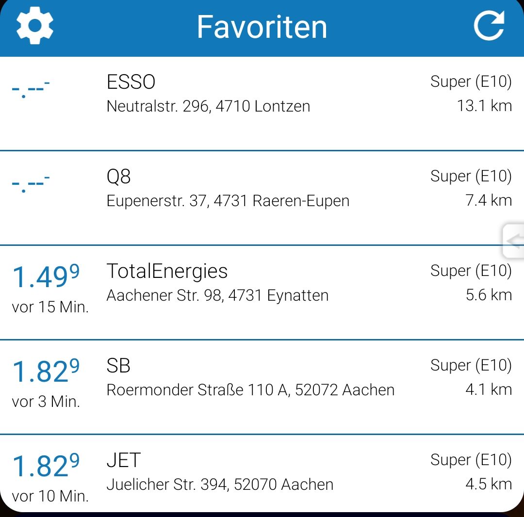 Tanken in Belgien lohnt sich aber bringt etwas Zeit 🕰️ mit 😎

#benzinpreise #aachen #belgien