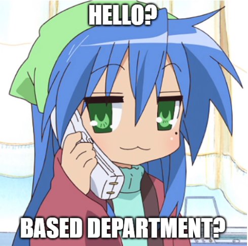 Smug_AnimeFace's tweet photo. @frizzyimposter And based AF! https://t.co/LTDmZyQ41L