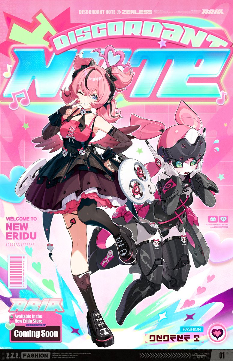 ☠️ Zenless 2.6 Aria Skin Giveaway ☠️

One winner will receive:
- Discordant Note 🎵 

Rules:
LIKE 👍 + RT 🔁 + FOLLOW 🩷✨ + comment your favorite ZZZ agent 🔥

📆 Ends March 4th ~
#aod #zzzero