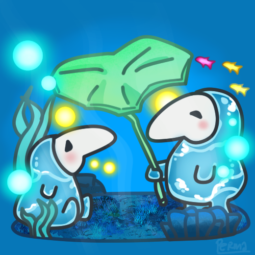 Played the demo for #TheWitchsBakery by <a href="/SunnyLabGames/">🥐The Witch's Bakery - Steam, Switch, PS5, Xbox!</a> today <3 Was so cute I had to make art of these lil dudes.