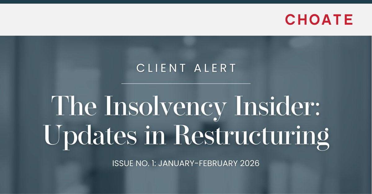 Choate LLP tweet media