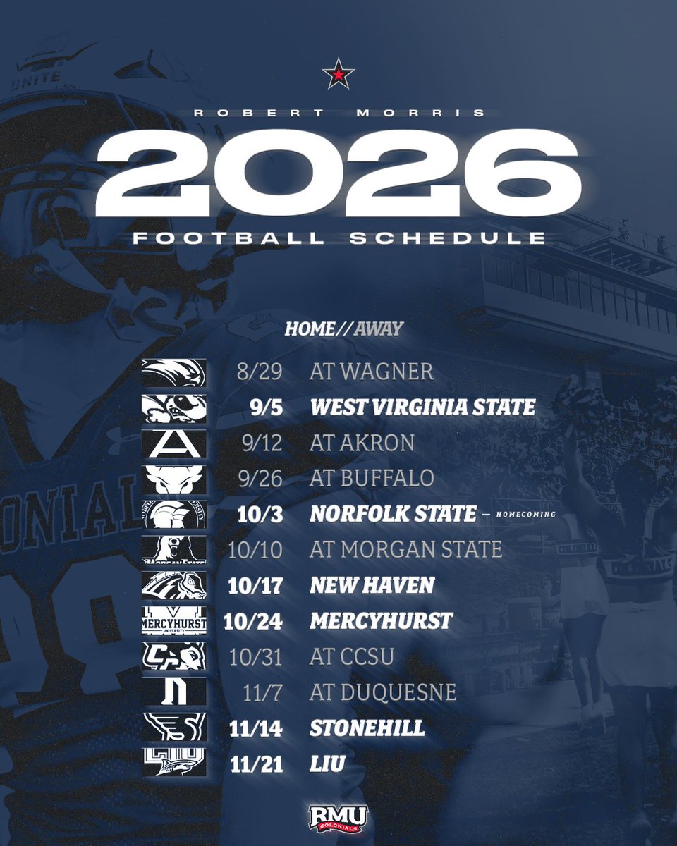 RMU Football tweet media
