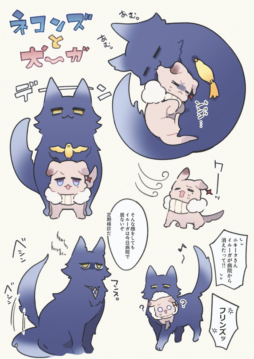 とんでもなく概念を省略したいぬ～がとねこんず