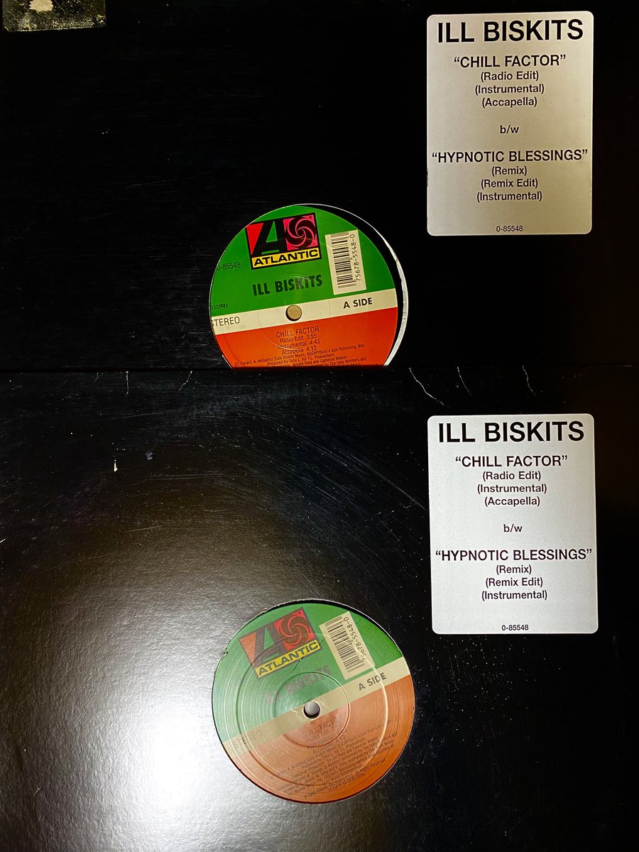MESSIAHRECORDS's tweet photo. ILL BISKITS Chill Factor/Hypnotic Blessing
#igotdoubles #secondcopy #1996 #couplecopies https://t.co/Y0j9XcMCPv