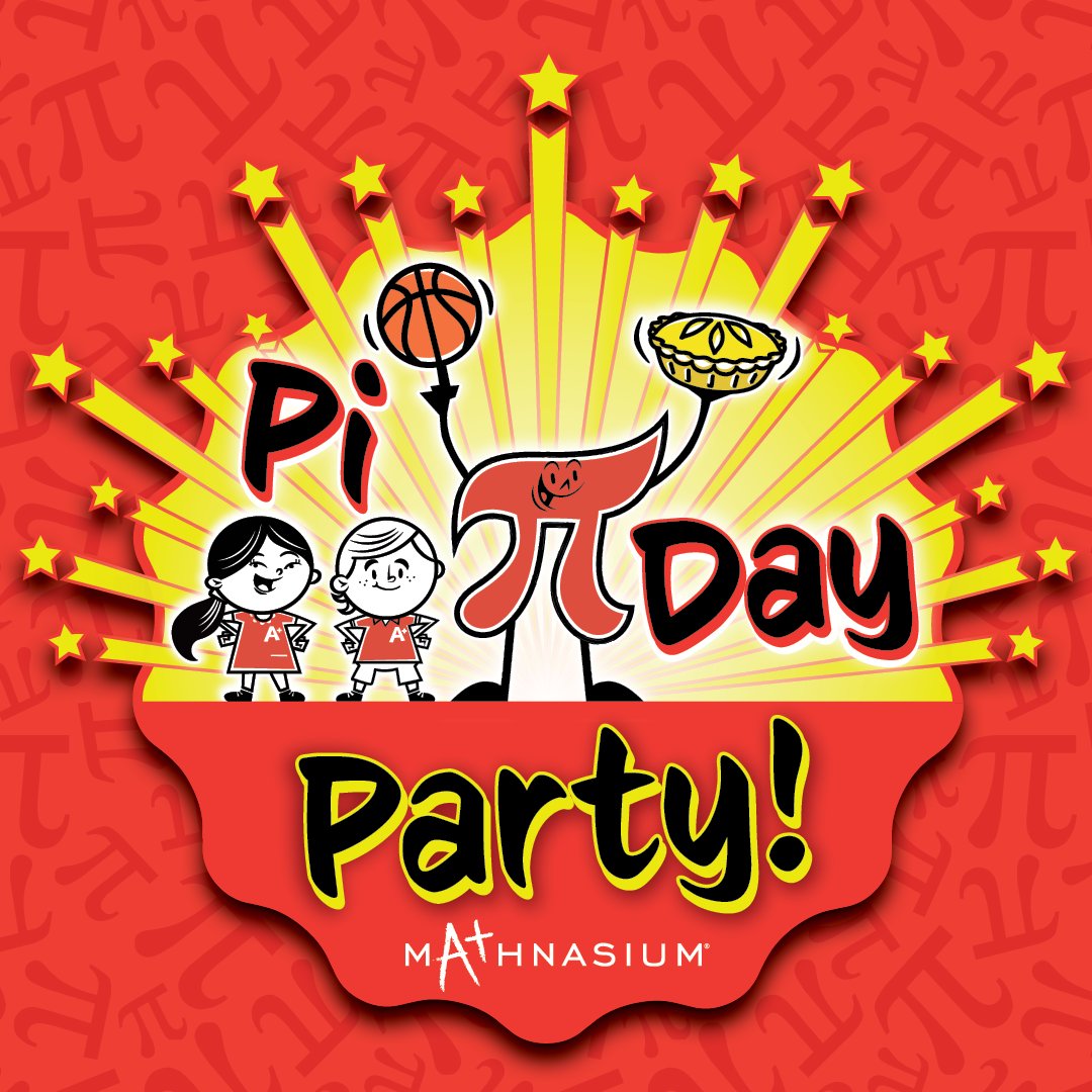 mathnasiumTY's tweet photo. We want to celebrate 3.14 with you! So we're giving away 2 VIP tickets to our Pi Day Party! Here’s how to enter:
Between now and 9th, register for our Pi Day Party using this link:
https://t.co/L5rs3ZOFzt We’ll randomly choose and announce our winner on March 10th! https://t.co/t6TmQsnfzN