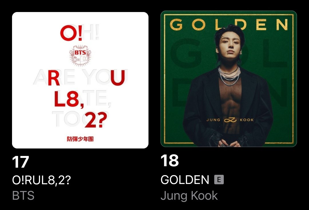 MyHeartisOhMy7's tweet photo. 🍁 Maple Army on AM 🍁 

O!RUL8,2? Ss currently #16 on the 🇨🇦 🍎 top K-p0p album chart. 

Our #JourneytoArirang album focus  resets in ~3hrs. If we push can we break into the top 10 and get it on the top pop album chart like we did for 2C4S?

#ARMYonAppleMusic 
#ORUL82onAM https://t.co/ZEgLrnXVnH