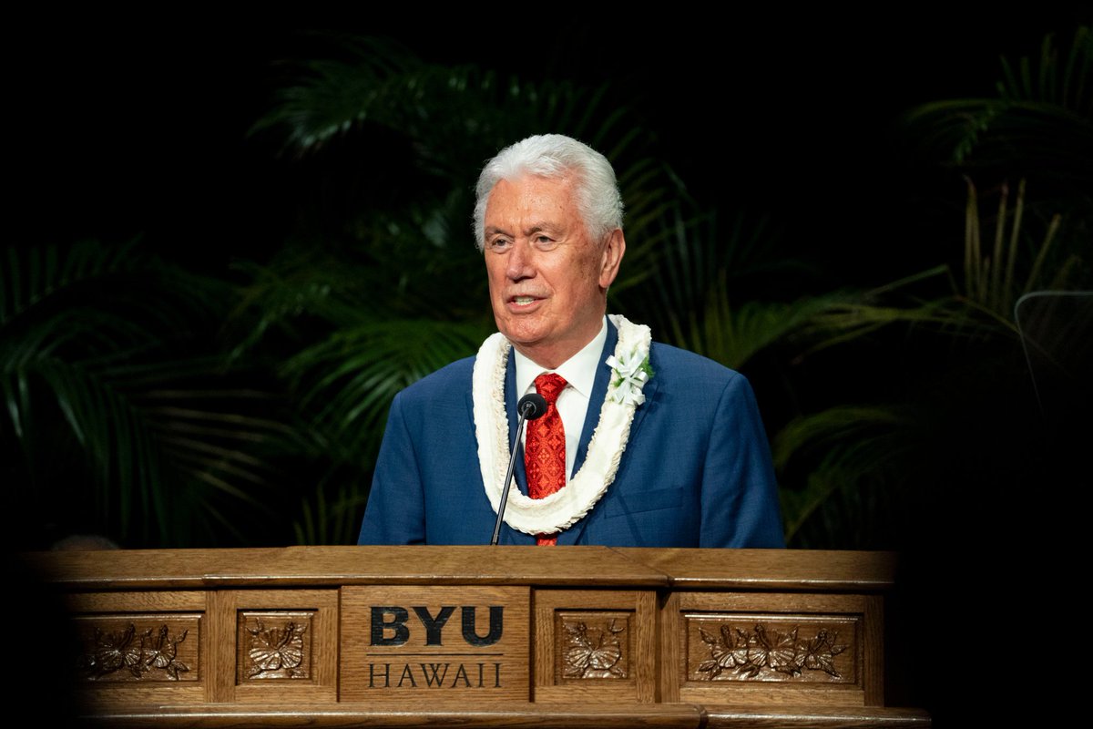 Ch_JesusChrist's tweet photo. In his first public address as Acting President of the Quorum of the Twelve Apostles, President Dieter F. Uchtdorf  (@UchtdorfDF) shared  a message of unity through Jesus Christ and invited listeners to  participate now in the Savior’s “great and marvelous work.”

Speaking  from the Cannon Activities Center on the BYU–Hawaii campus in Laie,  Hawaii, on Sunday, March 1, 2026, the Apostle of The Church of Jesus  Christ of Latter-day Saints said that building Zion is like lifting a  grand piano.

“Stand close together and lift where you stand, and nothing can keep this divine work from moving upward and forward,” he said.

“Trust in the Lord. Rejoice in Him. Put Him first in your life. Find the joy in serving Him. Believe that He will guide you.”

Visit the link below to read more:
https://t.co/77mmIBTeVL