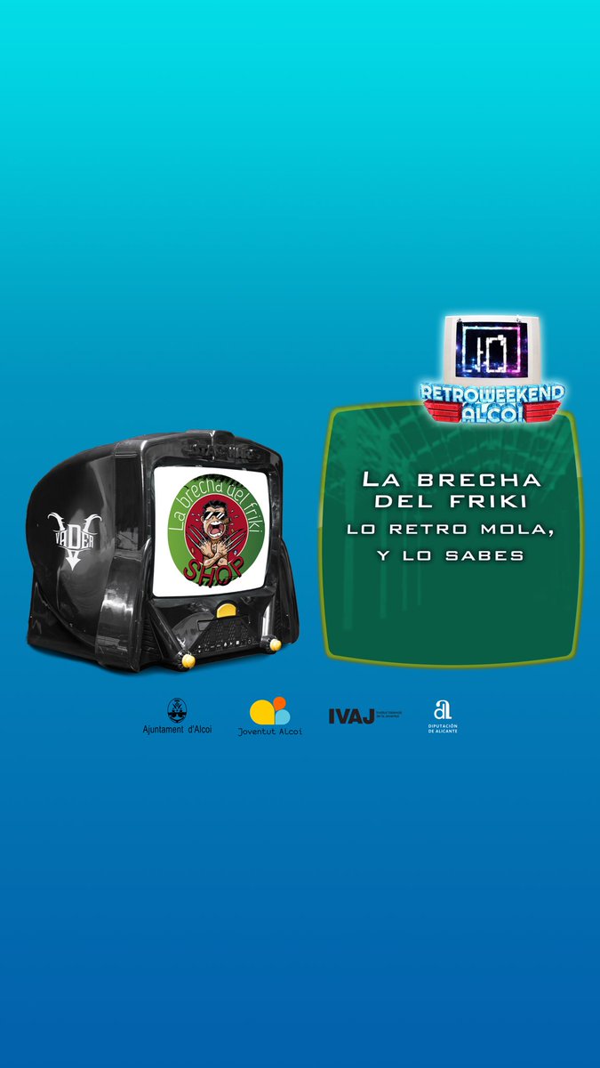RetroweekendA's tweet photo. ¡Yeaaaaaah! El fricazo más cañero vuelve con las pilas bien cargadas. La Brecha del friki es lo más de lo más a nivel friki retro, puro show y humor. ¿Con qué nos sorprenderá este año?
Seguro que fliparemos mucho.
#rwa10 https://t.co/bavv03Z7FE