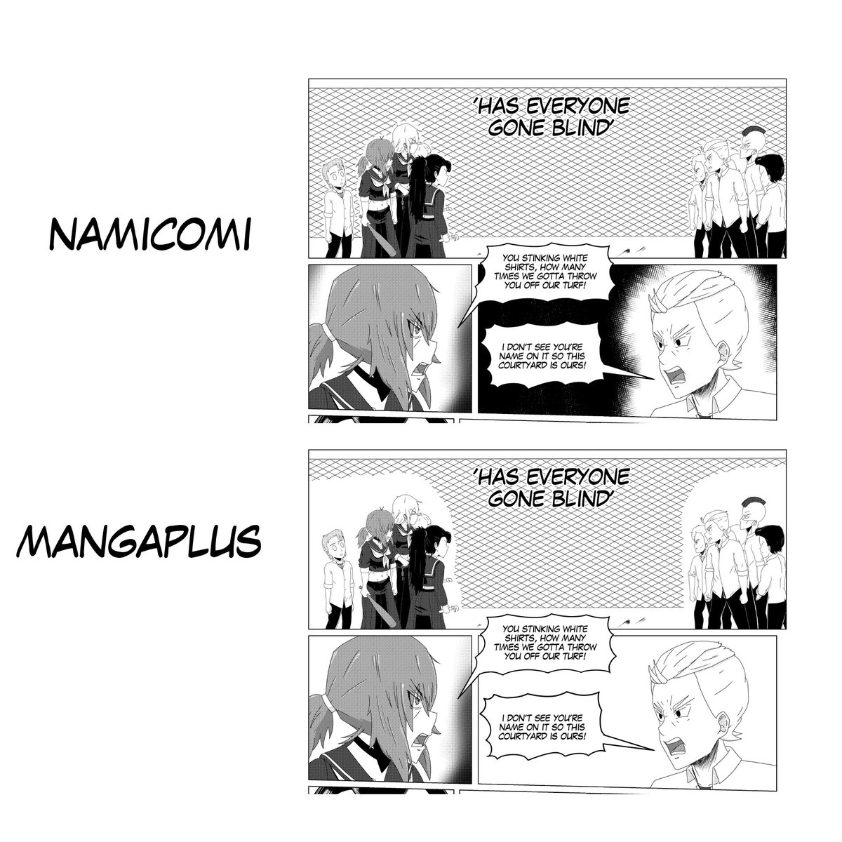 link for mangaplus
 mangaplus-creators.jp/episodes/zj260… #MANGAPlusCreators 

please tell me if you guys are able to use namicomi at all. mangaplus may have more users but it restricts file size quite alot so i had to delete some pretty basic background work just to upload to there