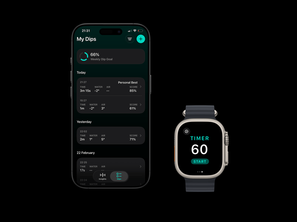 Dip - The Cold Plunge App tweet media
