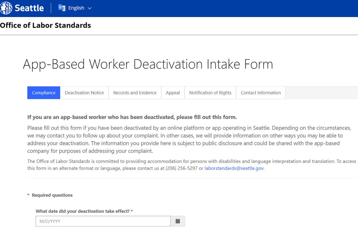 Seattle Office of Labor Standards tweet media
