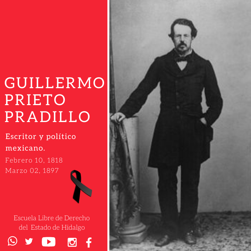 eldehgo's tweet photo. #UnDíaComoHoy pero de 1897, murió en la Ciudad de México, Guillermo Prieto Pradillo, escritor y político mexicano. Fue coautor de las Leyes de Reforma. #HistoriaDeMéxico #FuerzaELDEH #ConoceTuHistoria https://t.co/6jqbUNtqx5