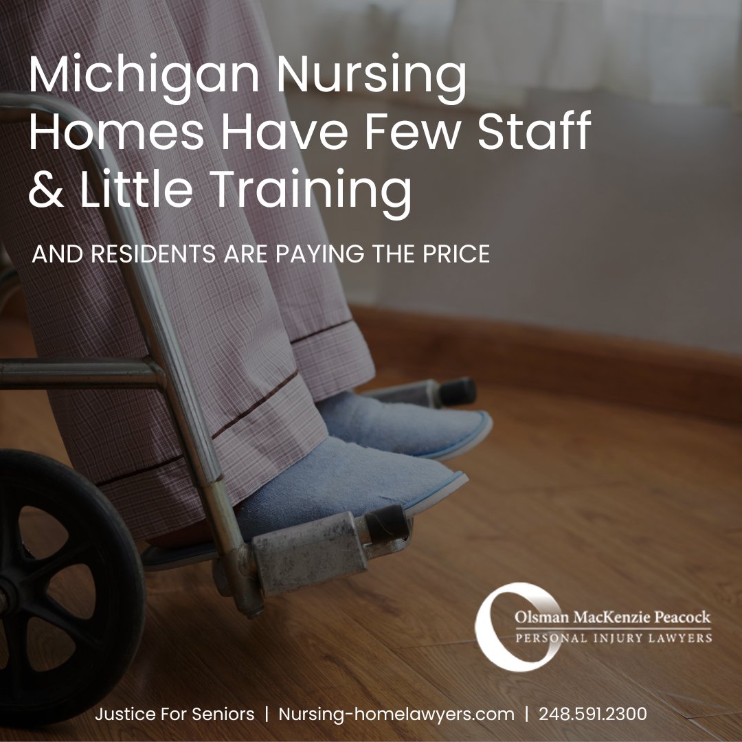 Justice4Seniors's tweet photo. Michigan nursing homes are required to provide just 2.25 hours of care per resident per day, a law unchanged since 1978.
Understaffing leads to falls, infections, and preventable deaths.
Families deserve better.
https://t.co/1XineuuxRB
#Michigan #NursingHomeNeglect #ElderJustice https://t.co/J7PB9QOBX4