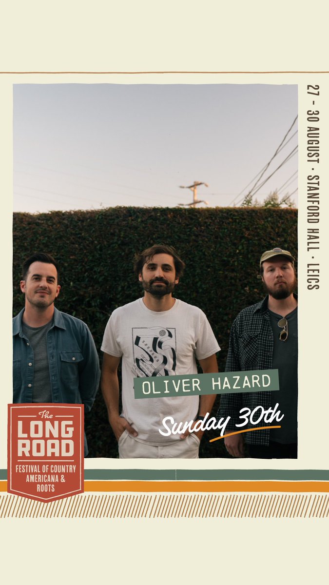 olihazard's tweet photo. Our UK festival debut @TheLongRoadFest 🇬🇧 https://t.co/L1JGwVRnwz