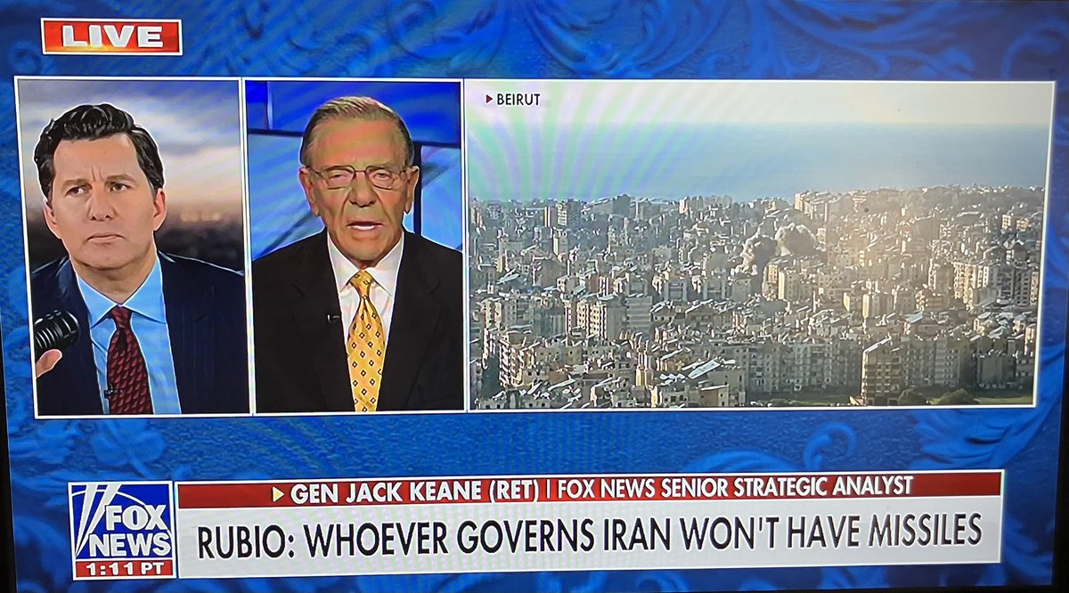 MichaelKSieg1's tweet image. Here again, we find Will Cain, gender inverted extraordinaire……

This time with……

General Jack Keane, loud mouth supporter of Trump. Cain is actually “patronizing” General Keane here. So says Keane. Things got heated for some reason.

Everyone is on edge.

Good and Evil.