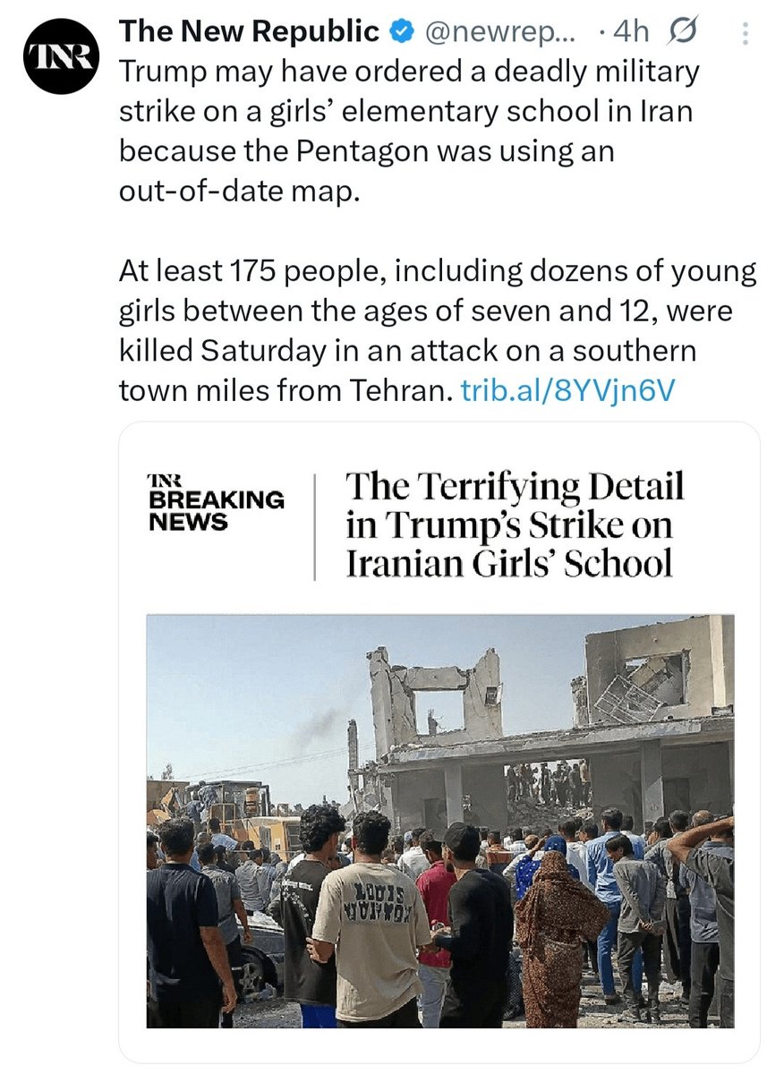 saywhat95's tweet photo. "Freeing" Iran by killing school children with total incompetence https://t.co/tdFh3jQONG